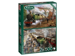 Falcon de Luxe Mail By Rail 2X500 Pcs Puzzle 500 Unidades
