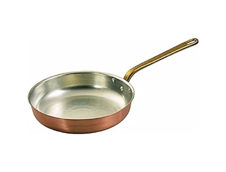 Frigideira BLINKY Cobre Estanhado Diâmetro 28 Cm Borda 5 Cm