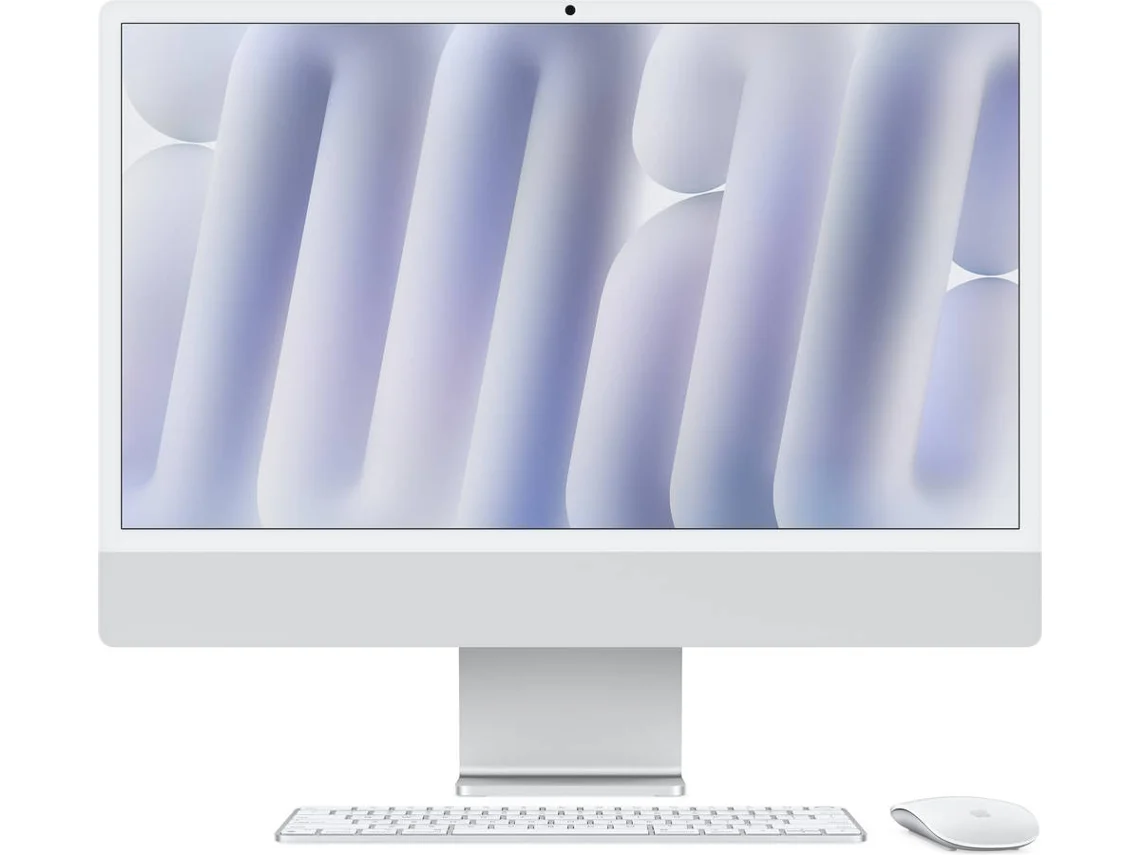 iMac APPLE Prateado CTO (24'' - Apple M4 8-Core - RAM: 16 GB - 512 GB - GPU 8-Core)