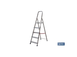 Escalera aluminio 2 peldaños y 0,41 mts alt. util