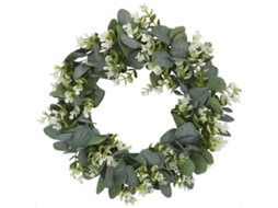 Guirlanda Artificial de Eucalipto Verde para Porta, Parede, Decoração de Páscoa, 33 Cm BRILVIBERA