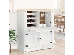 Vidaxl Armário De Vinho Branco 97 X 45 X 114 Cm