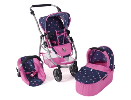 Carrinho de bebê conversível Bayer Chic 637 33 3 em 1 Emotion All In, borboletas Bayer Chic 2000