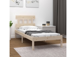 Vidaxl Estrutura De Cama 90x200 Cm Madeira Maciça