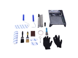 Laxiscreed Conjunto De Rolo De Pintura Com Cabo Extensível E Bandeja Para Pintar Facilmente