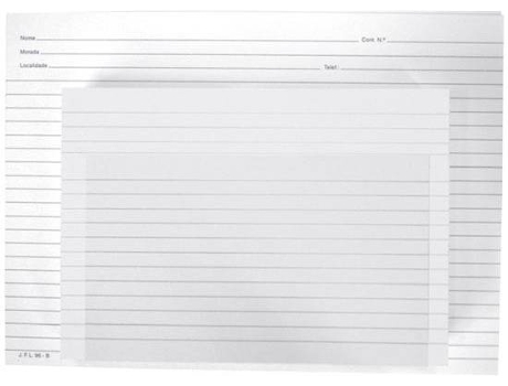 Fichas Cartolina  Branco 64B (15x10cm)