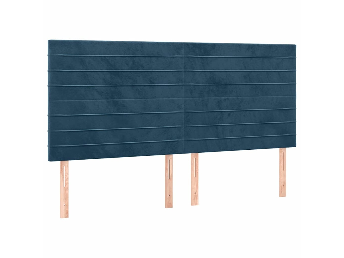 Headboard, Headboards Vidaxl Azul Veludo (200 Cm)