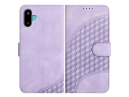 Capa De Couro Para Celular Com Estampa De Cabeça De Elefante E Cordão
