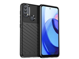 Capa De Celular Macia De Tpu Resistente A Impactos Para Motorola Moto E20 / E30 / E40 Thunderbolt