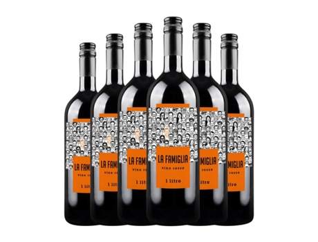 Vinho LA FAMIGLIA Rosso Venezia (1 L - 6 Unidades)