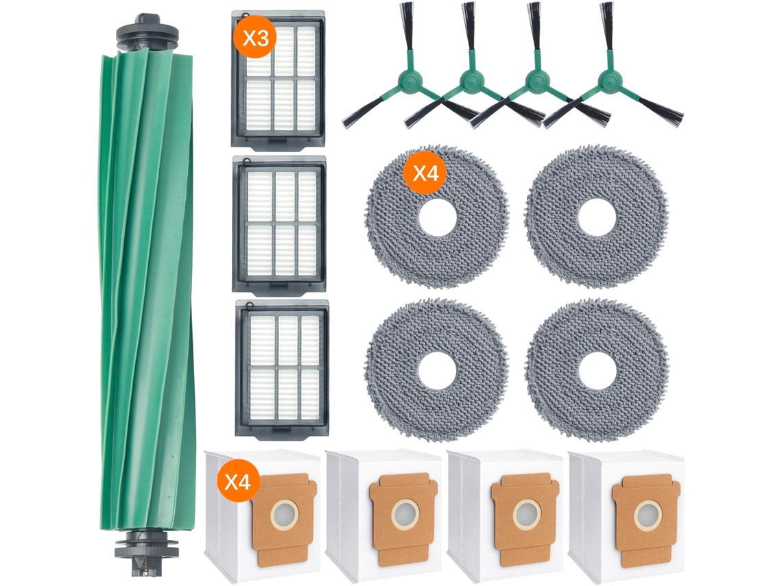 Kit De Substituição Para Irobot Roomba 505/405 Plus Combo Acessórios Para Aspirador Robô (16 Peças) Cuich