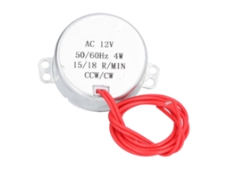 Conjunto de 2 Mini Motores Síncronos 15-18 rpm Cw Ccw 4w AC220-240v | S/BRAND