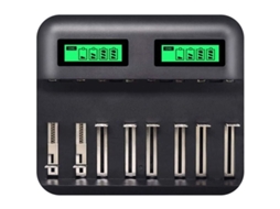 Lurelia Carregador De Pilhas Lcd Aa Aaa Inteligente Para Recarregáveis