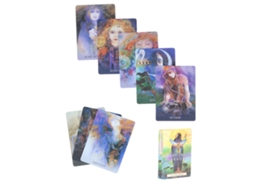 Cartas De Tarot De Papel Recubierto Scared Earth Para Adivinación Y Juego De Mesa Interactivo Cartas