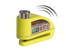 Cadeado De Freio A Disco Com Alarme Para Motocicleta, 110db, Com Cabo De Alerta Para Motocicleta, Bicicleta E Ciclomotor. Aquaforge