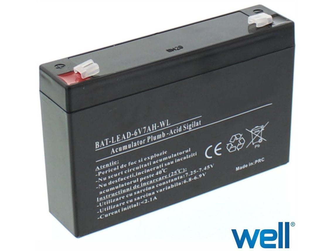 G-BAT-LEAD-6V7AH :BATERIA CHUMBO 6V 7A