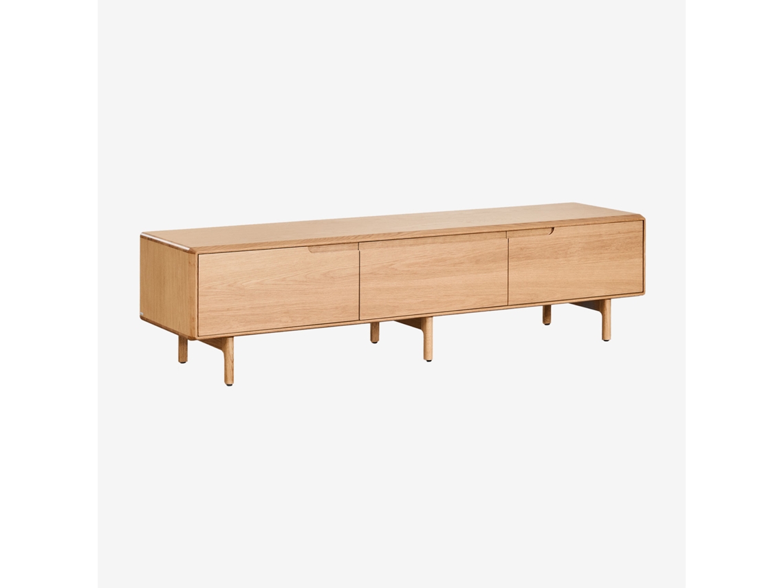 Sklum Móvel Tv Em Madeira Treveris Wood Chipboard - Roble Sheet         Castanho Roble  180 Cm
