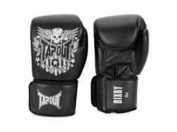 Luvas de Boxe de Couro Artificial Bixby Preto 14 Oztapout