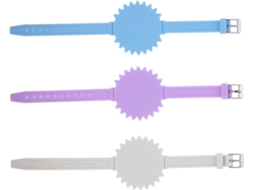 Pulseira De Rappel Em Silicone À Claquer 3 Peças, Mémo