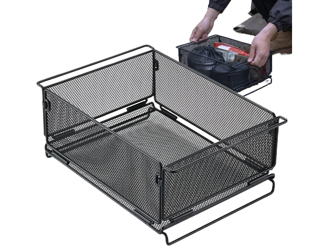 Cesto De Metal, Cesto De Jardinagem, Grande Cesto De Piquenique Dobrável Com Design Em Tela.