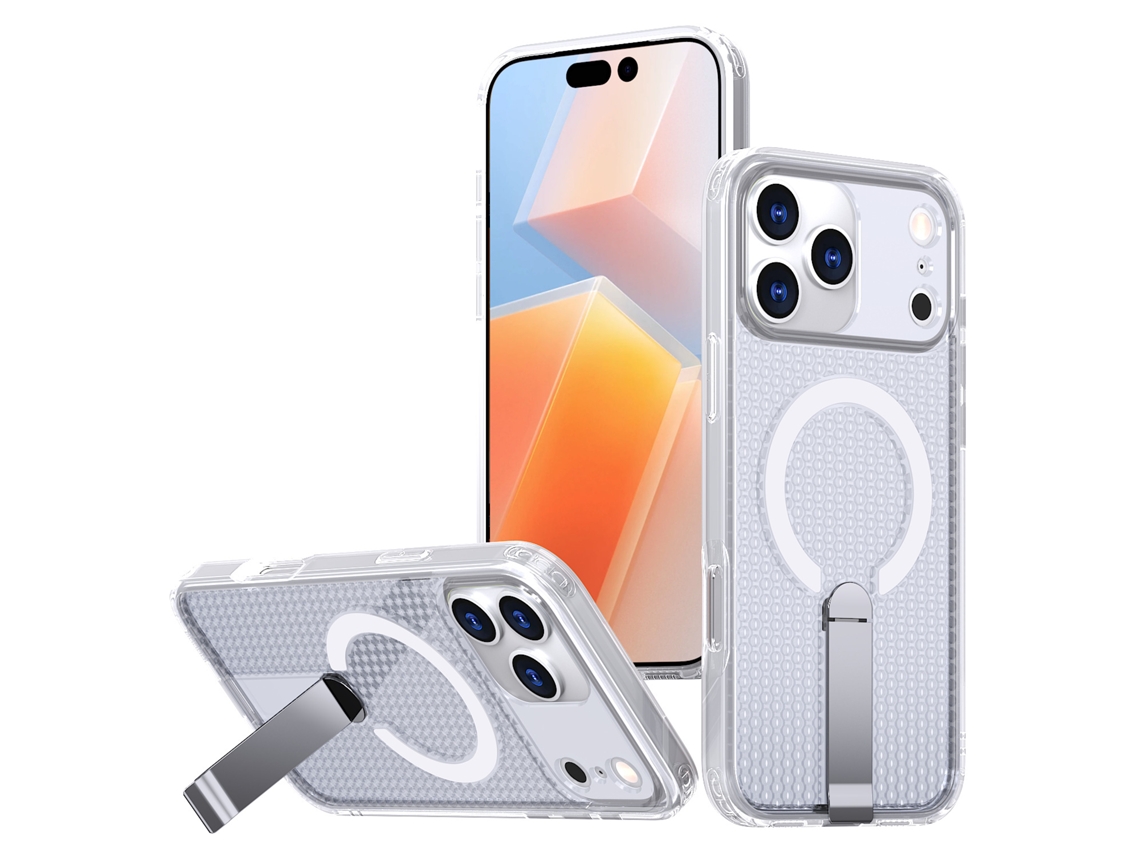 Capa Para Celular Fanxing Com Dissipação De Calor E Suporte Magnético.transparente - Iphone 14 Plus