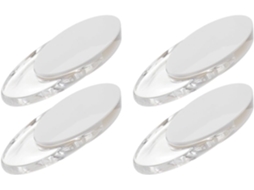 Conjunto De 4 Puxadores Para Persianas Rolo Plástico Transparente