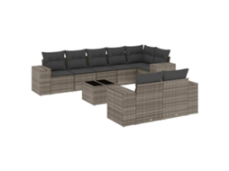 Garden Sofa Set, Garden Sofa Sets Vidaxl Cinzeto Rattan / Vime (n/a)