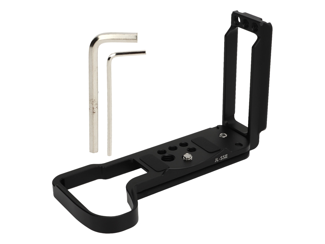 Suporte L Para Câmera Com Placa Liberação Rápida Mudança Vertical Horizontal Acessório Para Tripode
