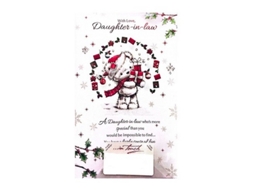 Simon Elvin Com Amor Genro Saudações De Natal (pacote Com 6 Branco/vermelho Aquaforge