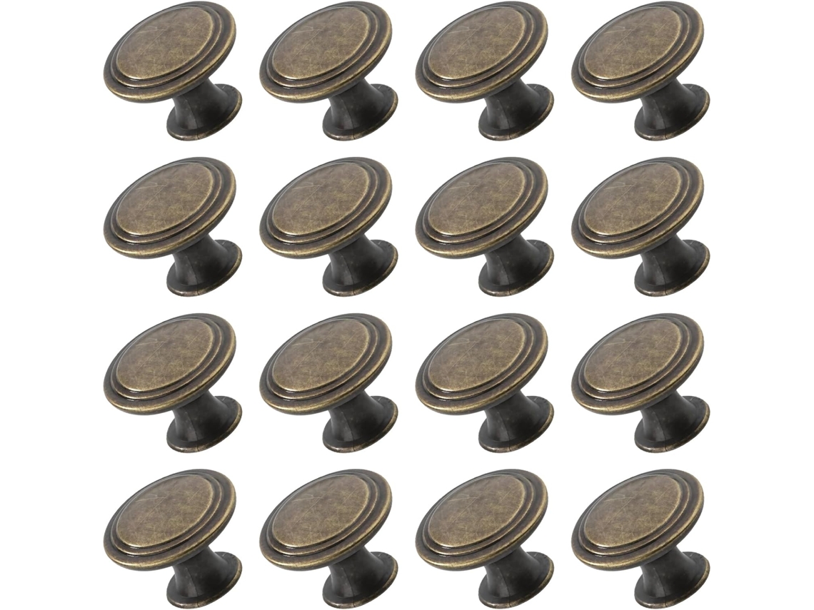 Puxador decorativo floral, furo único, para gaveta, móvel, CHABERLU
