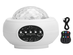 Lurelia Projetor Galáxia Com Coluna Bluetooth, Controle Remoto, Usb, RGB, Led, Céu Estrelado