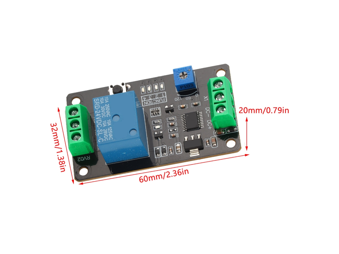 Laxiscreed Relé Timer Com Atraso De Tempo E Auto-bloqueio Para Controle Preciso