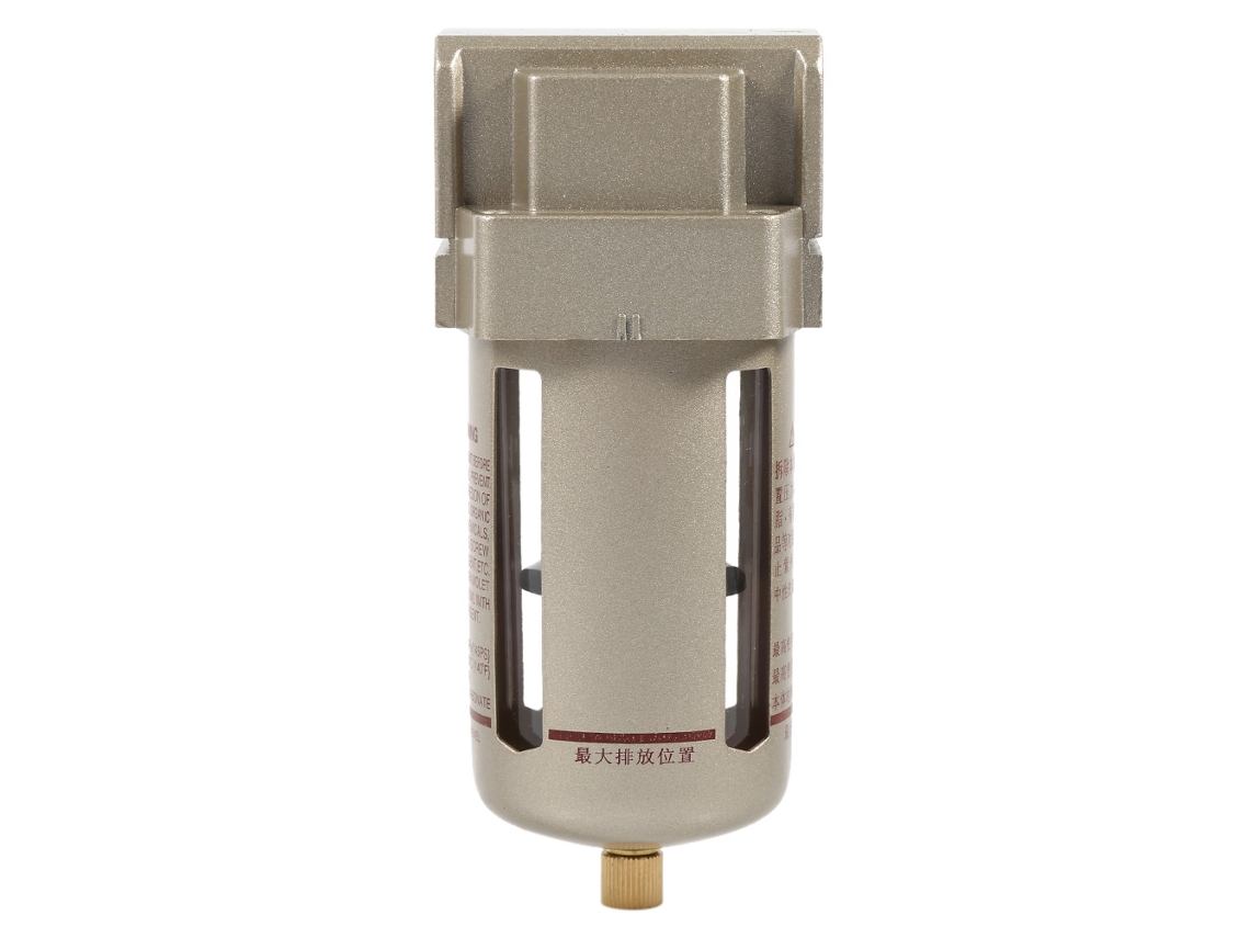 Filtro Separador de Umidade Regulador Ar Compressor 1/2" 1,0 Mpa 5μm 4000l/min S/MARCA