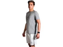 T-shirt de Homem VOLT PADEL Casual Cinza Claro para Padel (Tamanho: L)