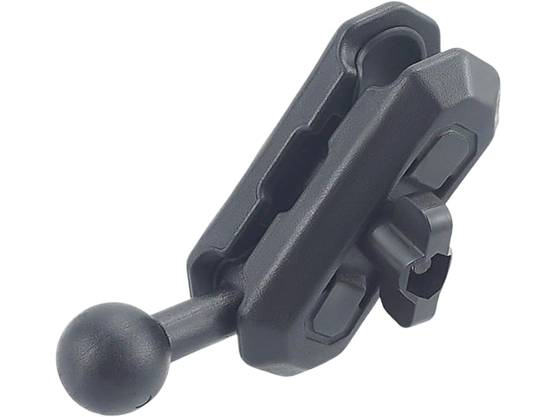 Braço extensor universal para celular veicular com cabeça esférica de 17 mm, extensor rápido para saída de ar.
