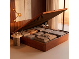 Sommier com Arrumação PIKOLIN Airbox - 140x200cm (32 Cm de Altura - Cerejeira)