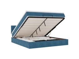 Ottoman Bed, Ottoman Beds Vidaxl Azul Veludo (160 X 200 Cm)