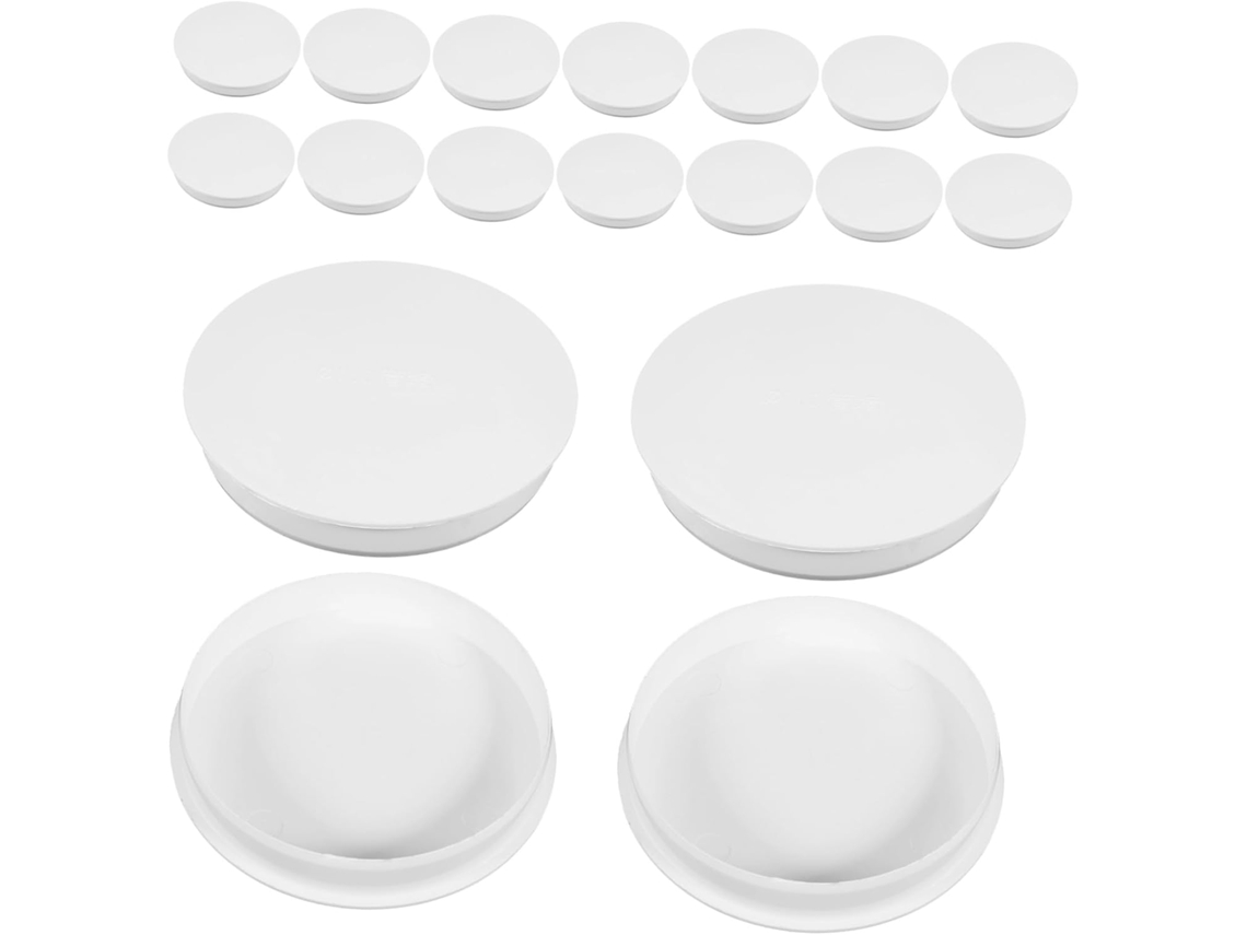 Conjunto De 20 Tampões De Plástico Para Tubos De Drenagem, Acessórios Para Drenagem E Impermeabiliza