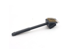 Escova de Limpeza para Grelha, com Raspador, 36 × 7,2 Cm, Preta AQUAFORGE