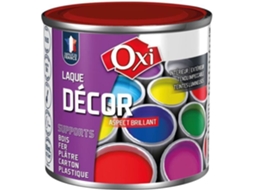 Laca Decorativa Oxi 60 Ml Vermelho Rubi Brilhante Multisuporte Acrílico