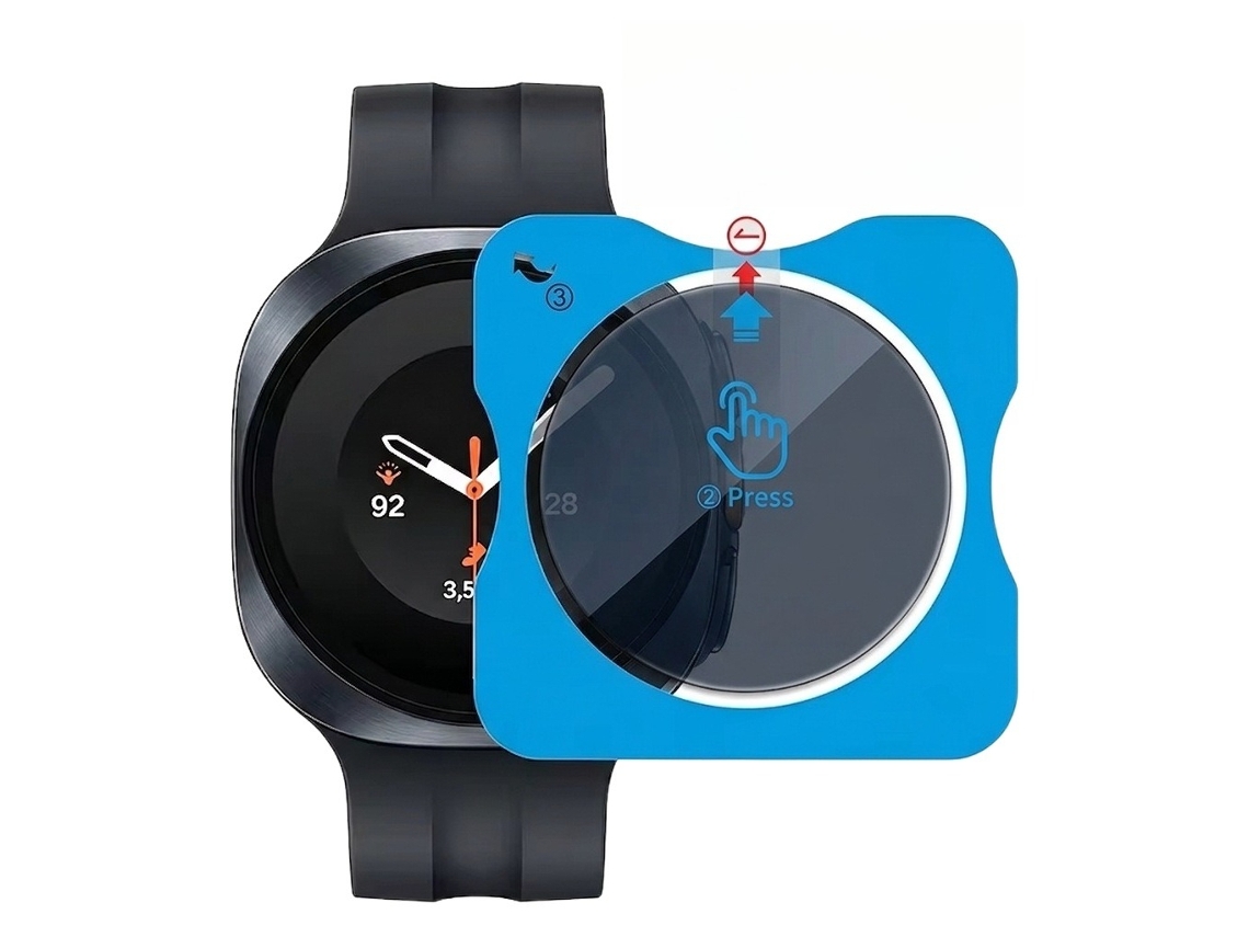 Protetor De Vidro Temperado Para Samsung Galaxy Watch 9 44mm, Dureza 9h, Antirriscos E Antiestilhaçamento Ecrã De Privacidade Hexinyigjly