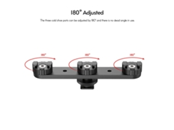 2026 soporte de Cold Shoe Extensible para Micrófono Y Accesorios de Vlog, Bracket de Expansión Con Cold Shoe