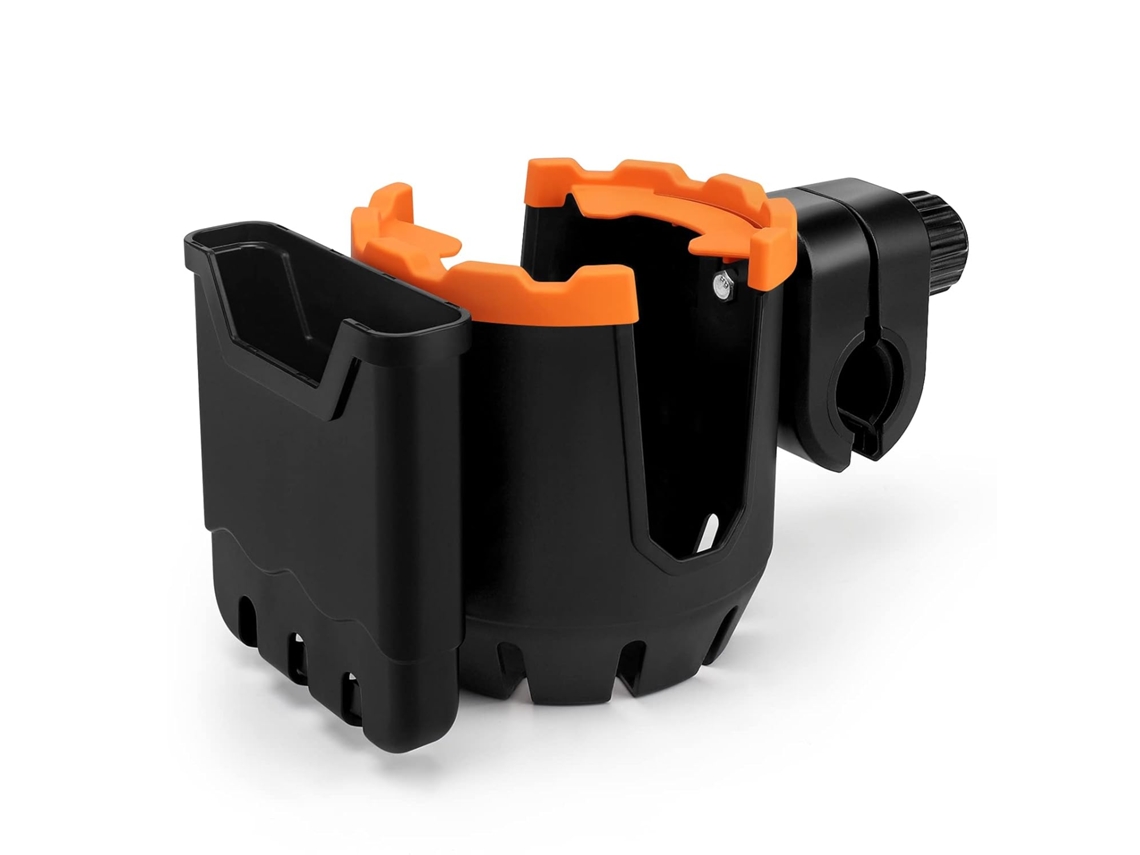 Suporte Para Copo 2 Em 1 Com Suporte Para Celular, Laranja, Universal