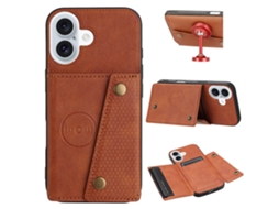 Capa Protetora Para Iphone 17 Com Compartimento Para Cartão Prática E Elegante.