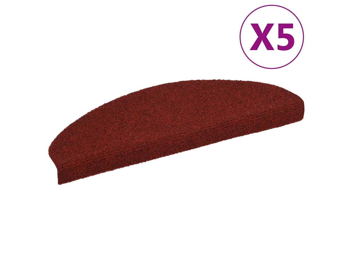 Stair Mat, Stair Mats Vidaxl Vermelho Polipropileno (65 X 21 X 4 Cm)