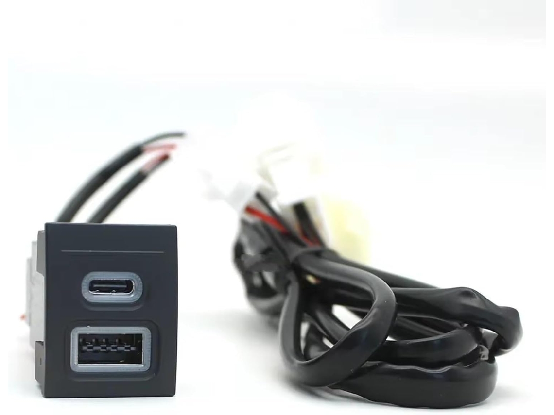 Conector Usb Aux Para Console De Carro, Compatível Com Vw Polo 2004-2011, Conexão Rápida, Adaptador De Interface Qc30 E