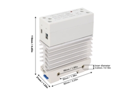 Laxiscreed Relé De Estado Sólido 3-32vdc Para 5-220vdc De Alta Performance