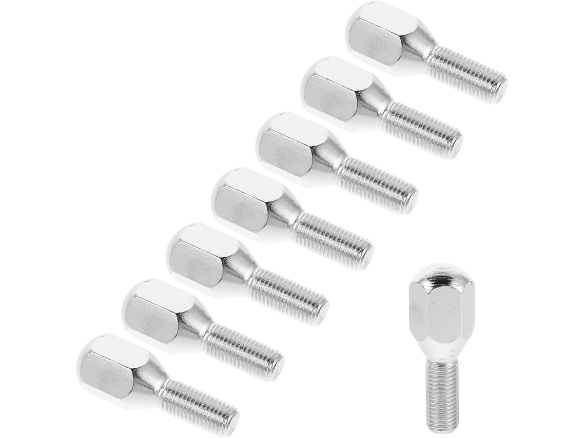 Protetores de roda para quadriciclo M10x1,25 em aço inoxidável, conjunto de 8 peças, alta durabilidade.