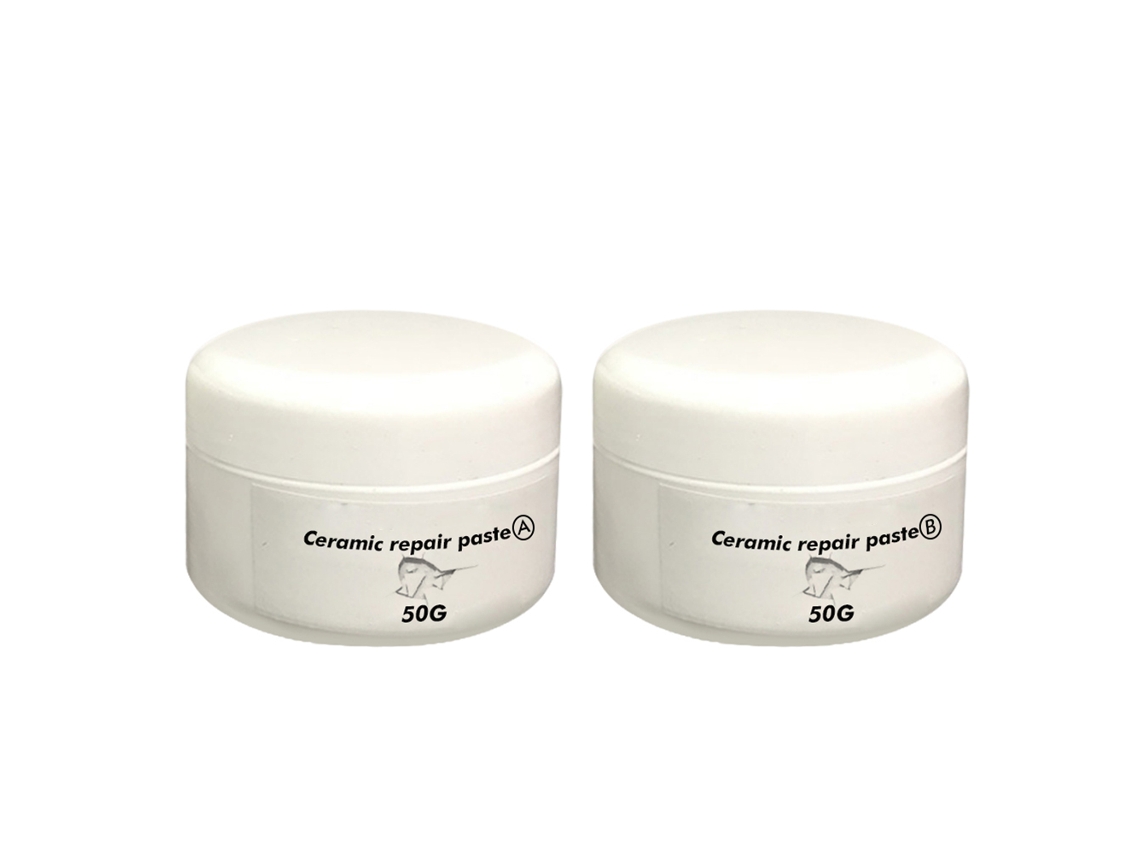 Kit de reparo de cerâmica para azulejos de banheiro com creme em pasta para revestimento de piso de cerâmica de porcelana rachado