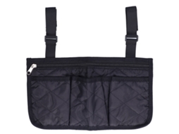 Bolsa Lateral para Cadeira de Rodas Grande Capacidade Prática Armário para Scooters Carrinhos | S/MARCA